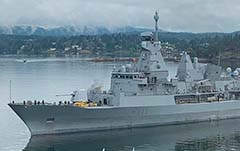 HMNZS Te Mana Esquimalt Canada RNZN Frigate Combat Systems Upgrade